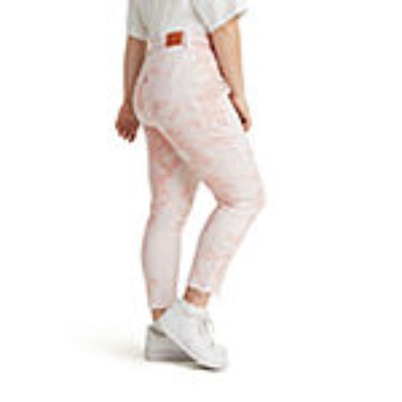 💙HP💙 Levi's High-Rise Rose Overdye Raw Hem Skinny Jeans 16W - Picture 5 of 15